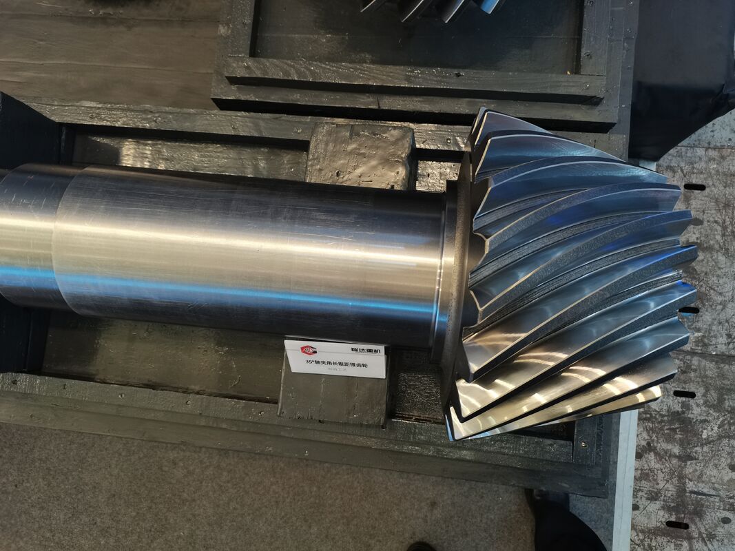 Zeer nauwkeurige spiraalvormige kegeltandwielset met slijtvastheid en gladde afwerking voor industriële apparatuur