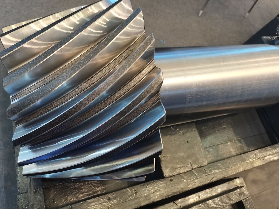 Ruida Hoge Precisie Aanpasbare Spiraalvormige Kegeltandwiel voor Breekmachine met Grote Diameter (50mm-2300mm)