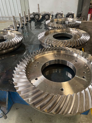 Precision Crown Wheel en Pinion Gear 20crmnti Materiaal Aanpasbaar
