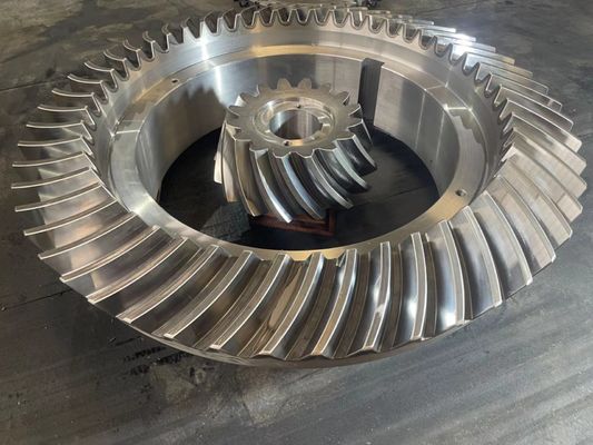 Hoge duurzaamheid Helical Bevel Gear met hardheid en aangepaste richting